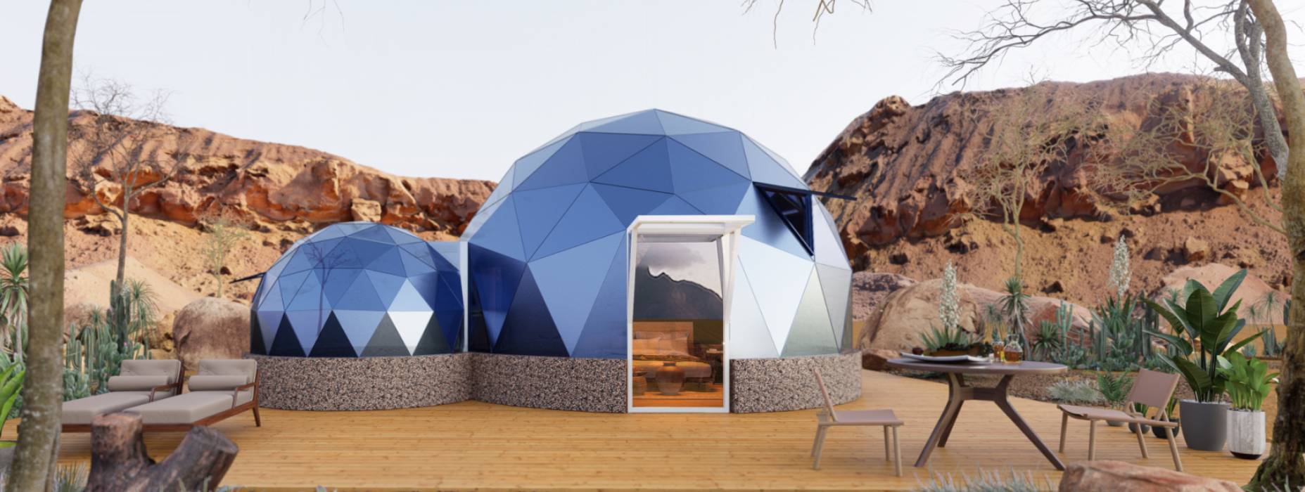 沙坪坝区球形智能光伏玻璃星空房